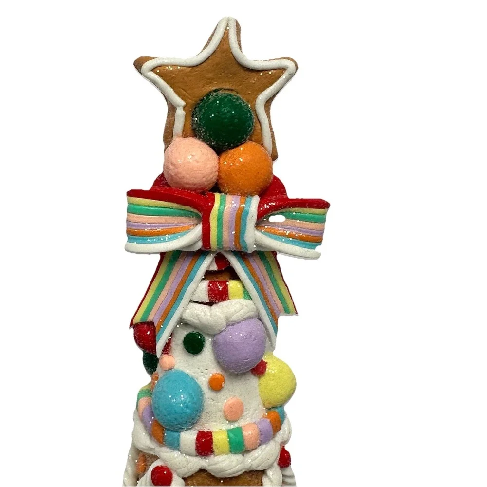 Cupcakes and Cashmere Gingerbread Christmas Tree Candy Decor